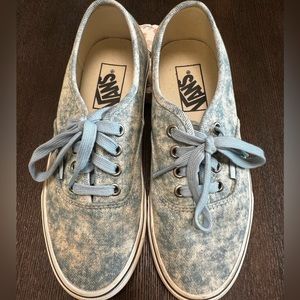 Vans Authentic Destroyed Denim Shoe Women’s 6.5 Men Size 5.0